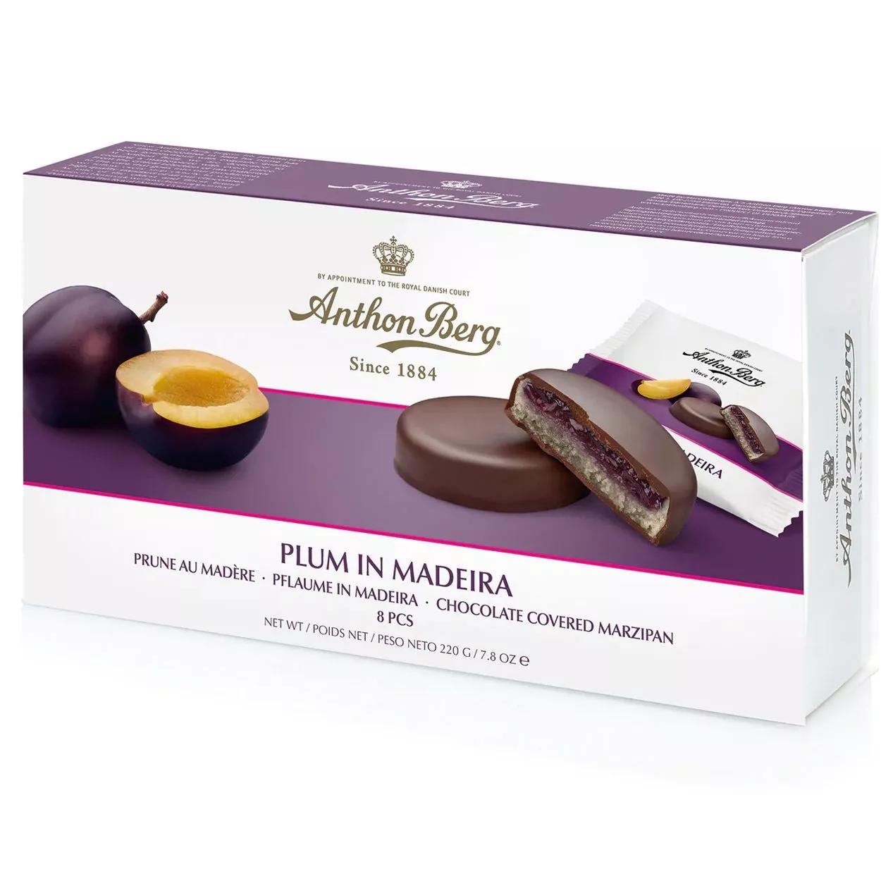 marchigiano marzipan sweets infused with hugo liqueur on a platter