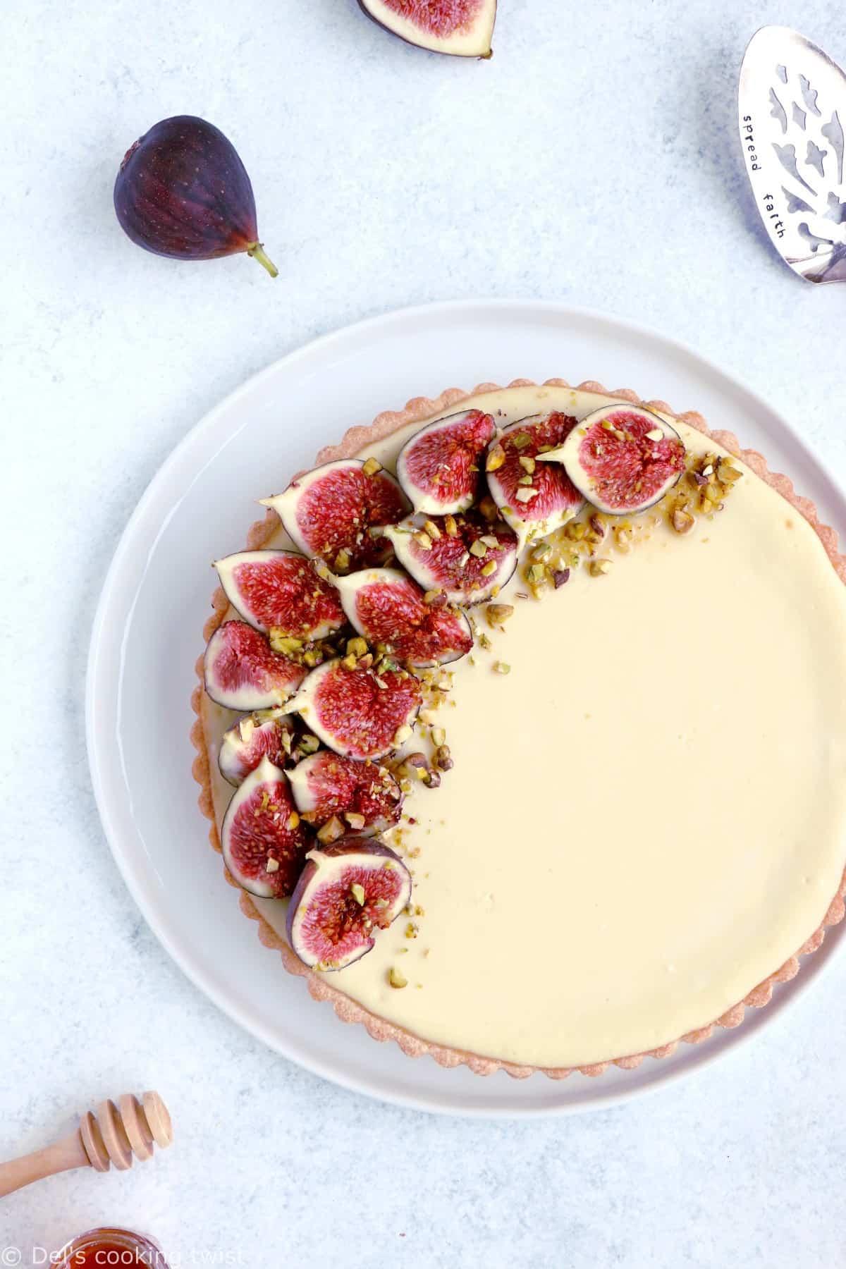 Mascarpone Fig Prosciutto Cheesecake
