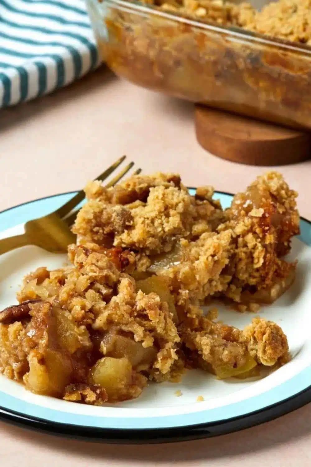 Pioneer Woman apple crisp golden brown bubbly