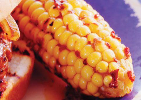 grilled corn on the cob with chipotle butter